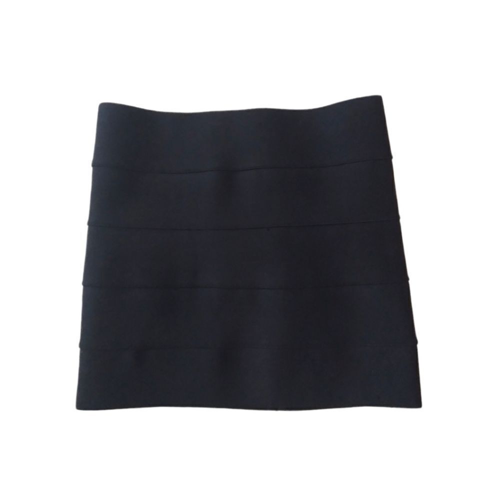 Pleasure Doing Business Black Mini Length Fitted Bandage Skirt Women's Medium